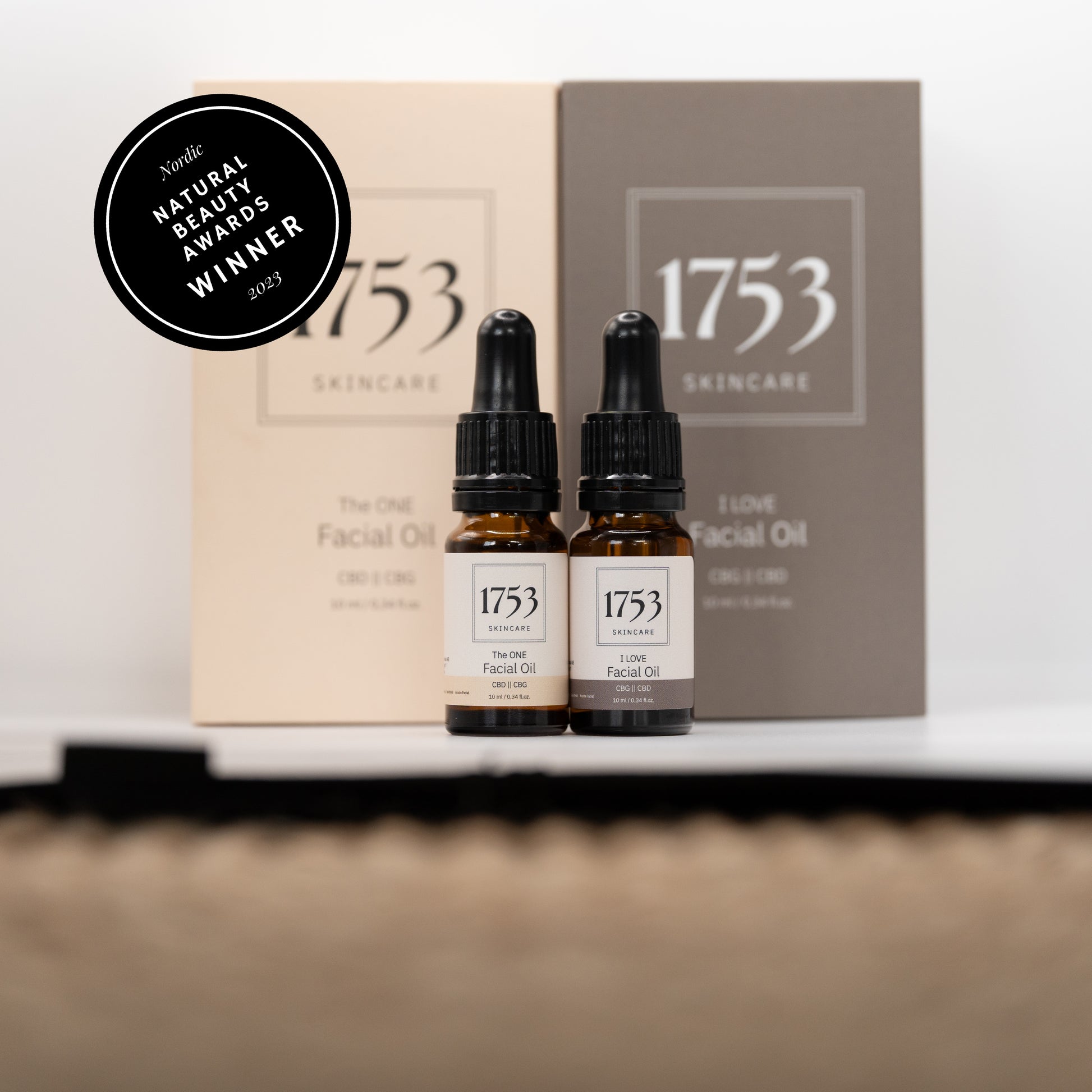 ansiktsoljorna the och och i love med ingredienserna cbd och cbg från 1753 skincare 