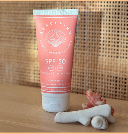 Beachkind Natural Sunscreen SPF50 Sensitive
