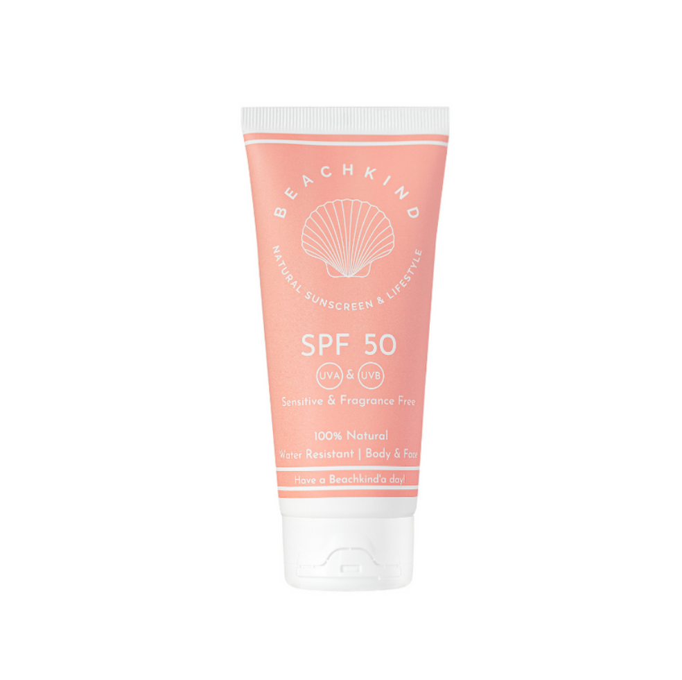 Beachkind Natural Sunscreen SPF50 Sensitive