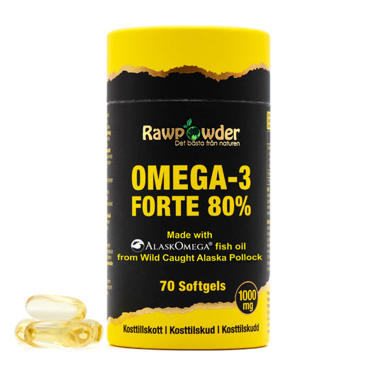 Alaska Omega-3 Forte 80% 1000mg 70 Softgels